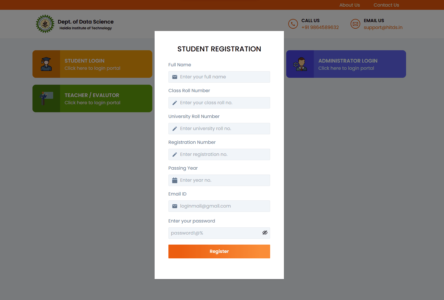 Student Register